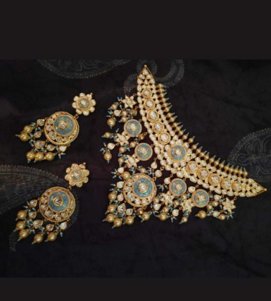 Kundan-Diamond-Bridal-Set